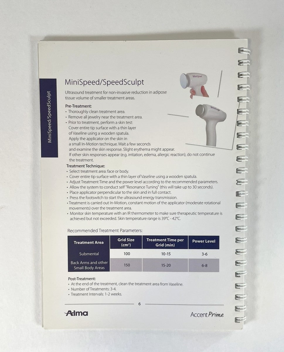 Alma, Accent Prime, Quick Reference Guide, PBAC30061601_02, 2019-1