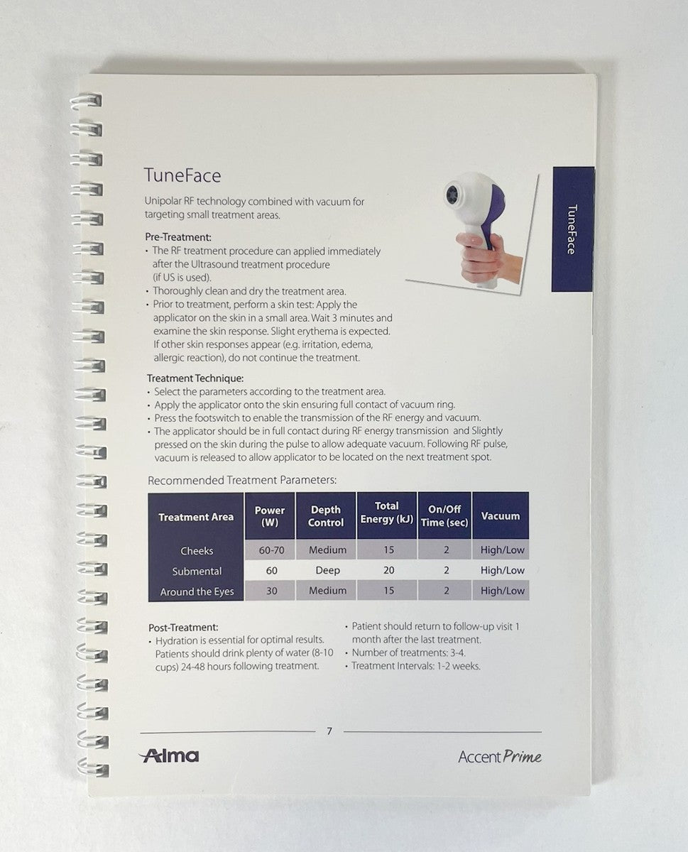 Alma, Accent Prime, Quick Reference Guide, PBAC30061601_02, 2019-1