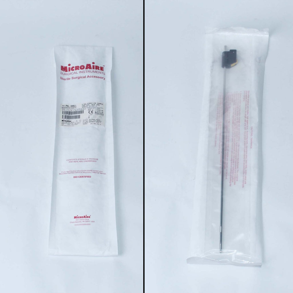 MicroAire PAL Cannula 30cm Long 4mm Dia 10mm MIRRORED TRI-PORT II 2 PAL-406LL