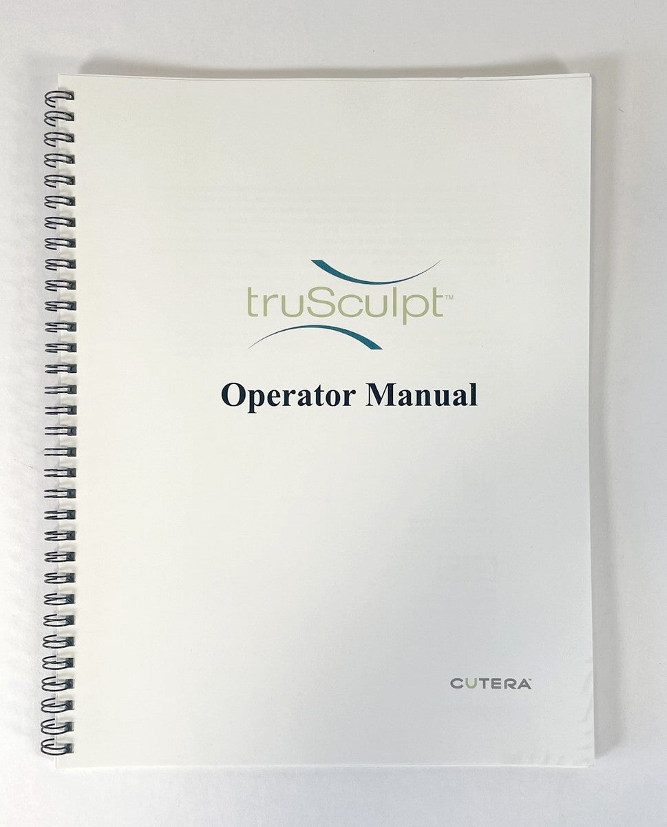 CUTERA, truSculpt Operator Manual, D2018 REV. B, 07/17-1