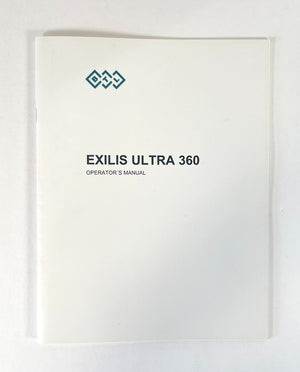 BTL Aesthetics EXILIS ULTRA 360 OPERATOR´S MANUAL 715-80MANENUS600