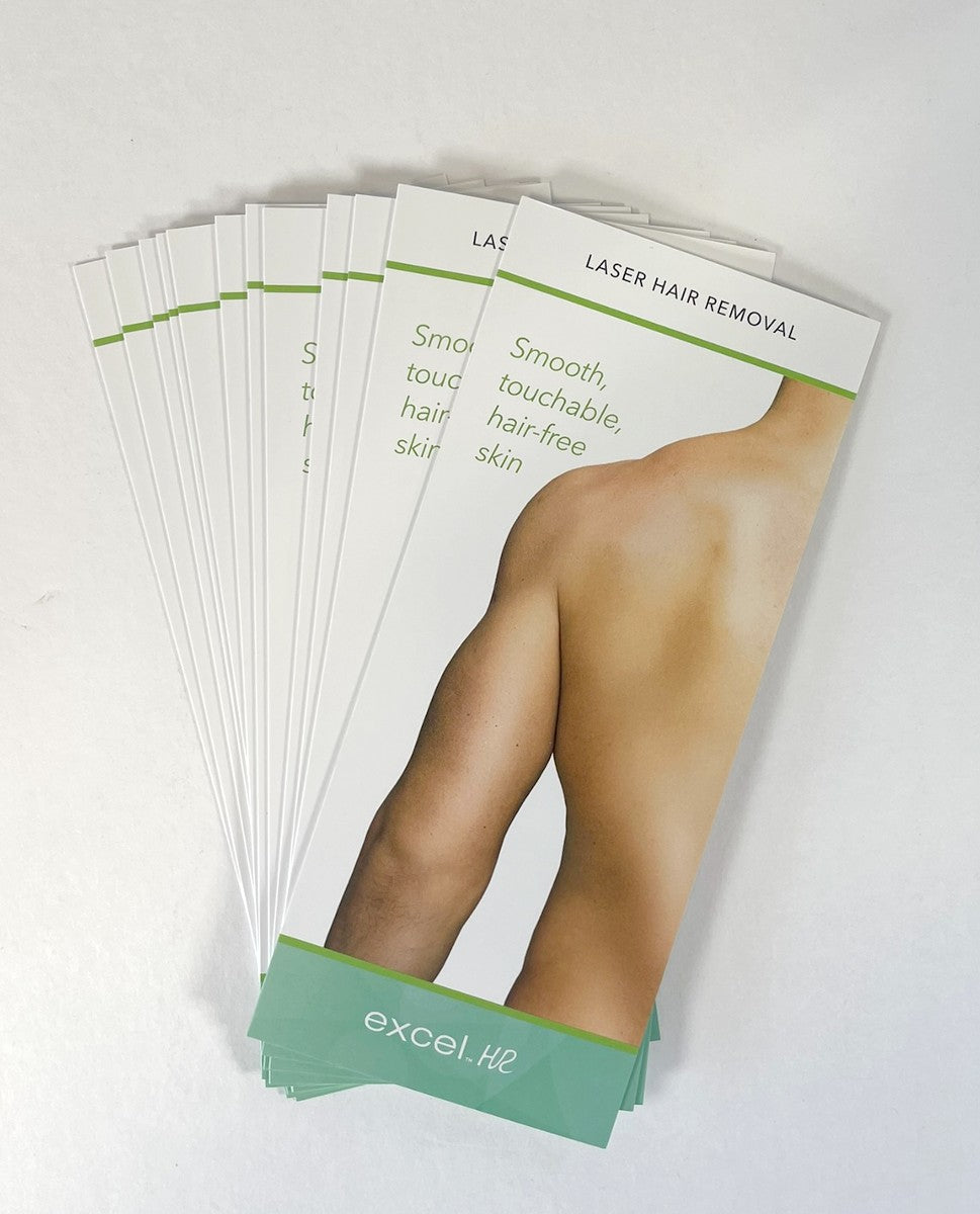 Cutera, ExCel HR, Laser Hair Removal, Smooth touchable hair-free skin, AP1838 rA, Brochure 24 pcs