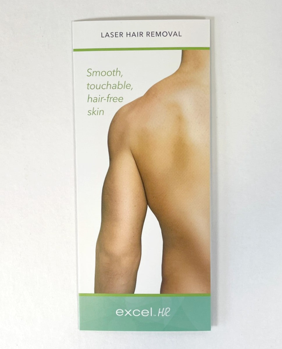 Cutera, ExCel HR, Laser Hair Removal, Smooth touchable hair-free skin, AP1838 rA, Brochure 24 pcs