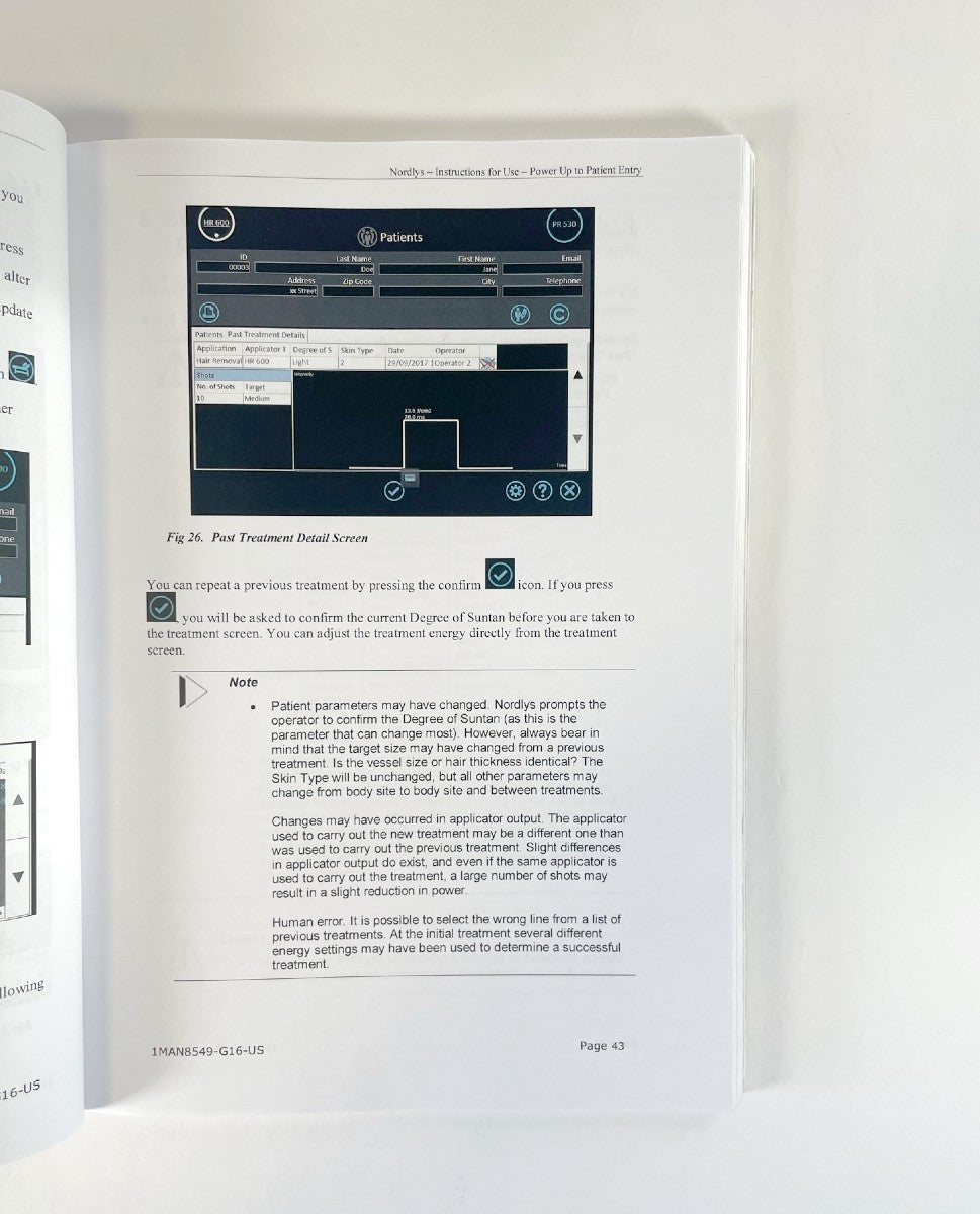 CANDELA, Nordlys User Manual, 1MAN8549-G16-US