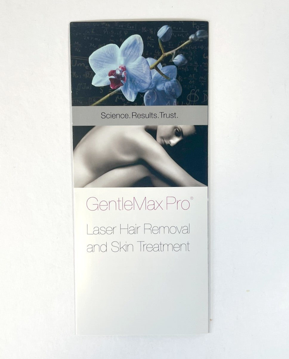 GentleMax Pro, Laser Hair Removal and Skin Treatment Brochure, PB76221EN-NA, 2012 (50 brochures)