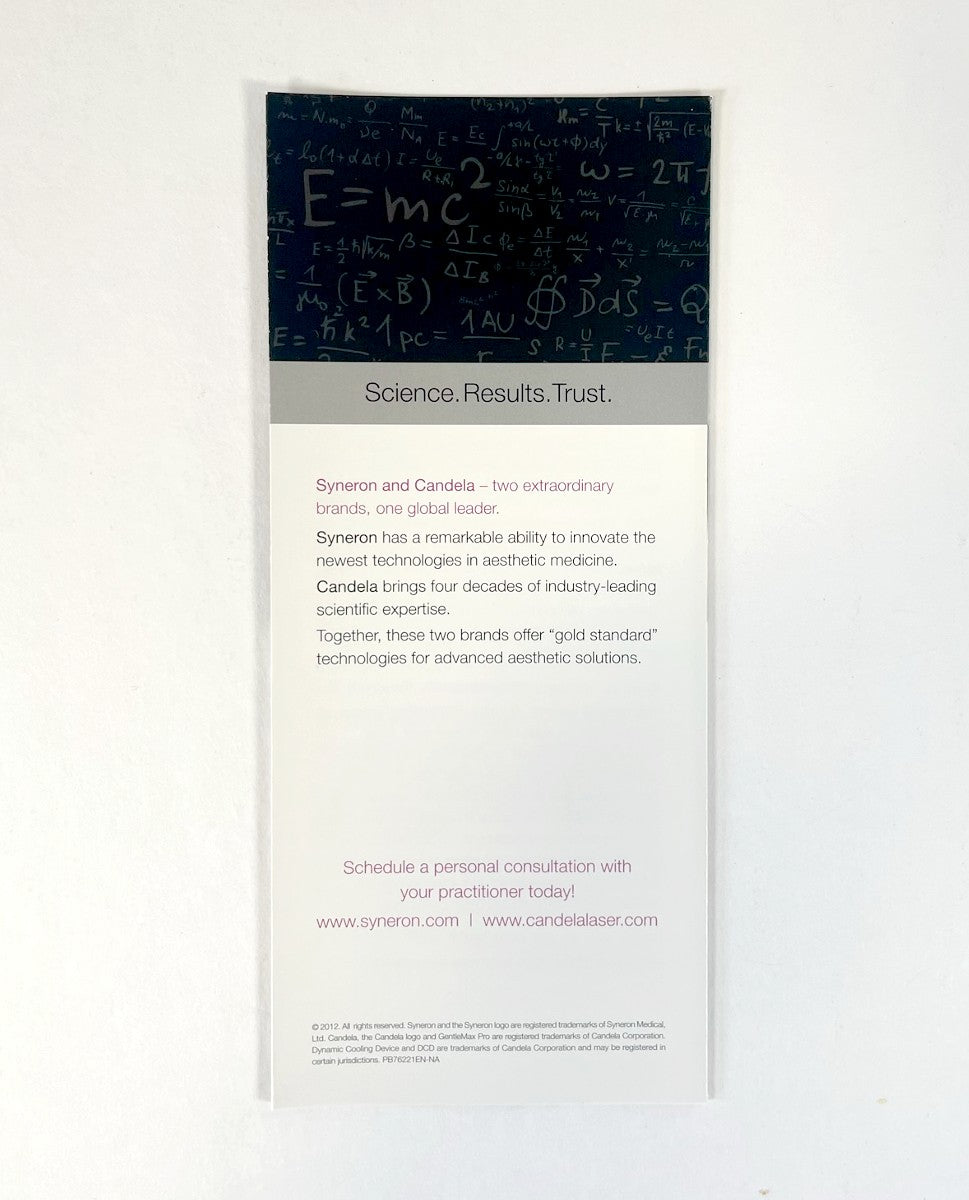 GentleMax Pro, Laser Hair Removal and Skin Treatment Brochure, PB76221EN-NA, 2012 (50 brochures)