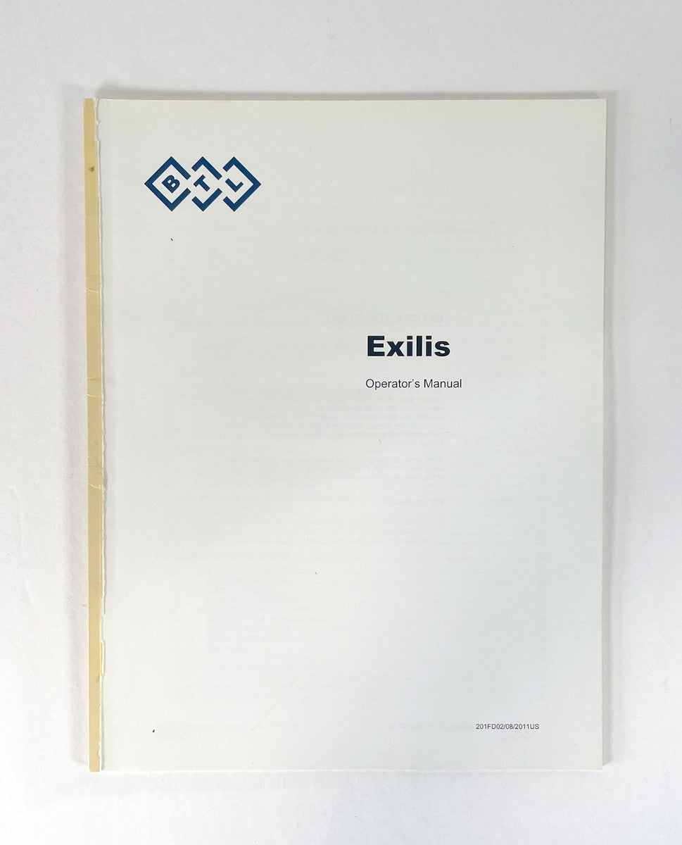 BTL Exilis Operator´s Manual 201FF02082211US -1