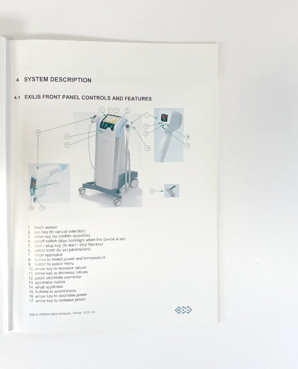 BTL Exilis Operator´s Manual 201FF02082211US -1