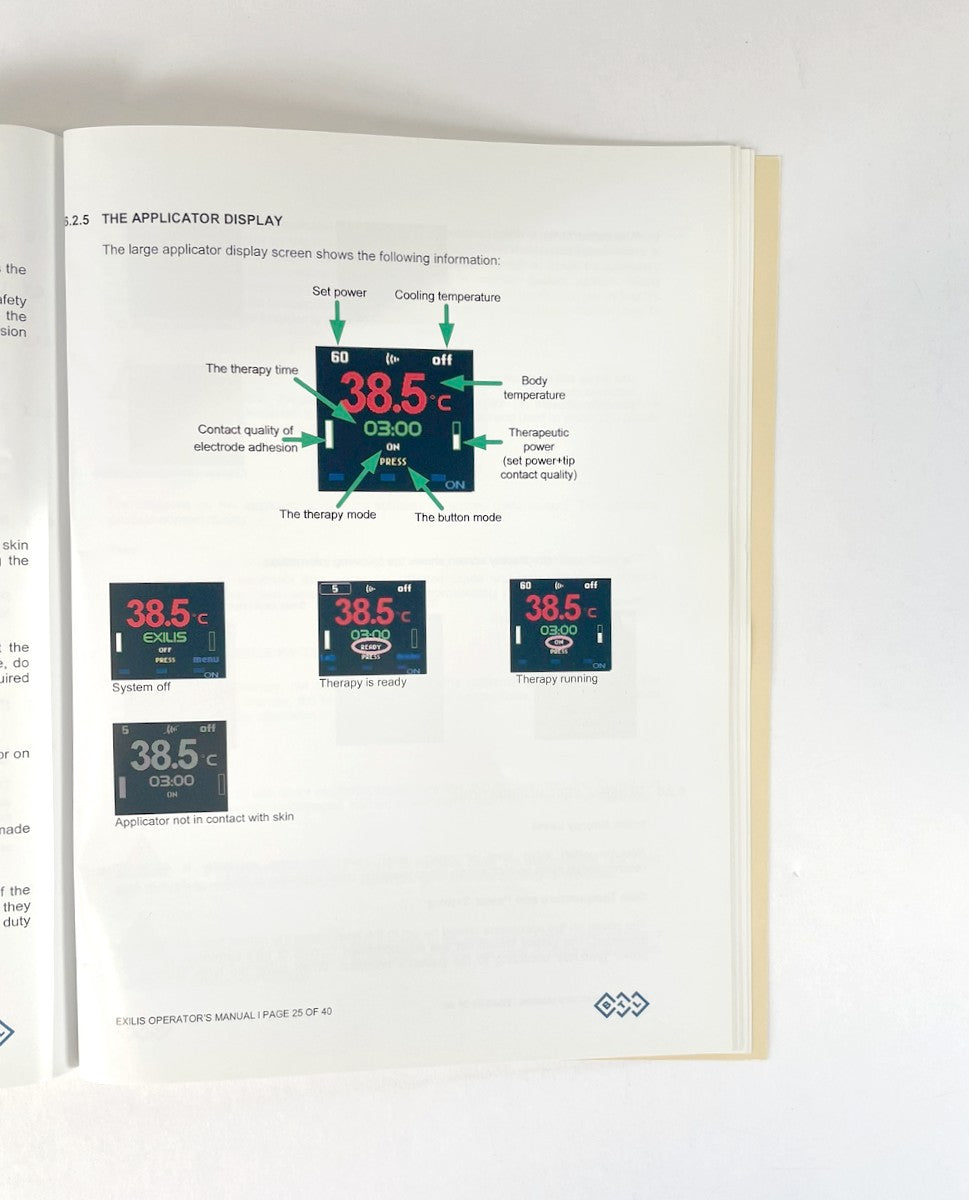 BTL Exilis Operator Manual -btl