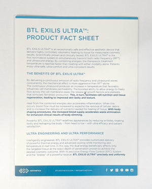 BTL Exilis Ultra Product Fact Sheet -btl