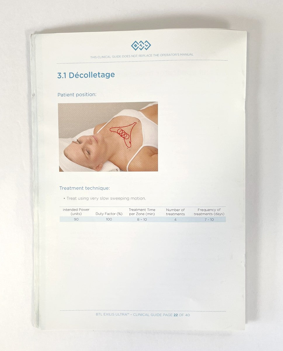 BTL Clinical Guide Does Not Replace The Operators Manual btl