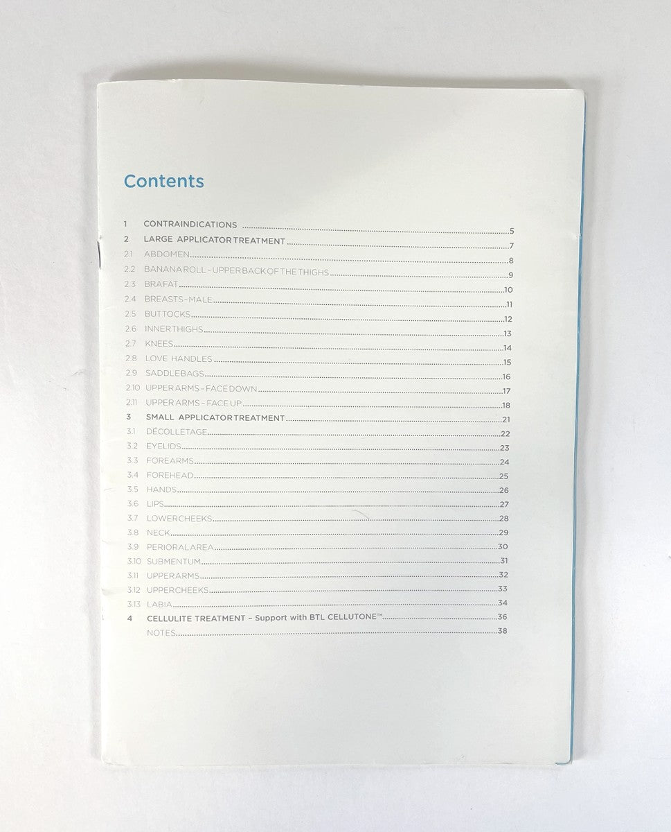 BTL Clinical Guide Does Not Replace The Operators Manual btl