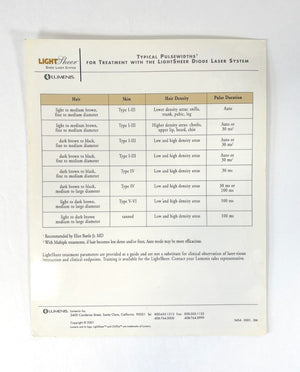 Light Theer Diode Laser System Lumenis 5454-0501-5M-Guide-1
