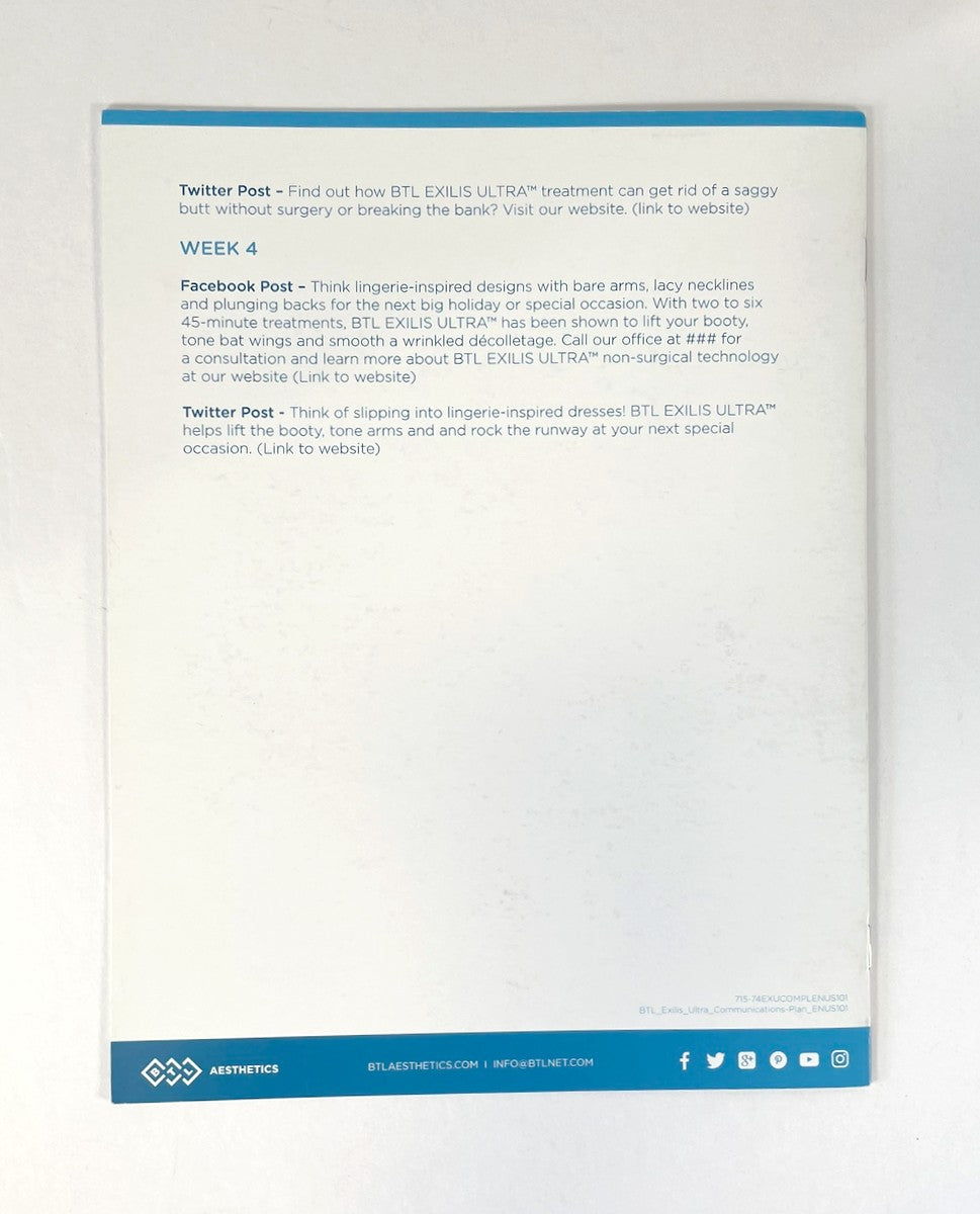 BTL COMMUNICATIONS PLAN MANUAL- btl 715-74EXUCOMPLENUS101