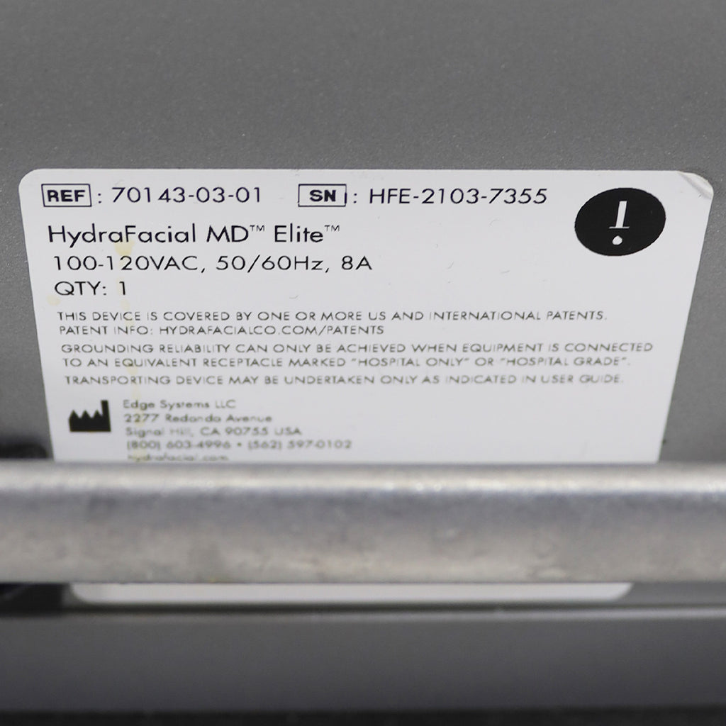 2021 Edge Systems Hydrafacial MD Elite System Hydradermabrasion Skin Treatment