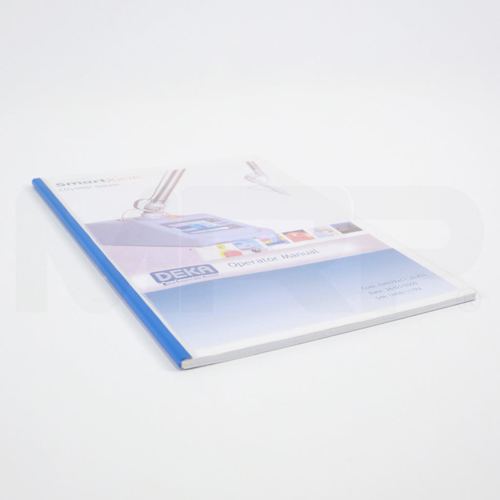 Deka SmartXide CO2 Laser System Operator Manual
