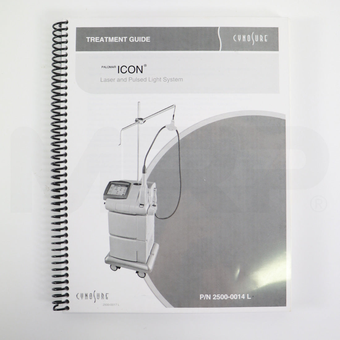 Cynosure Palomar Icon Laser Pulsed Light System Treatment Guide 2500-0014 L