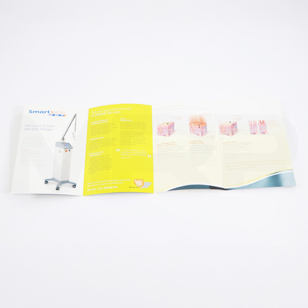 Cynosure SmartXide Dot Resurface Skin Pamphlet Brochure