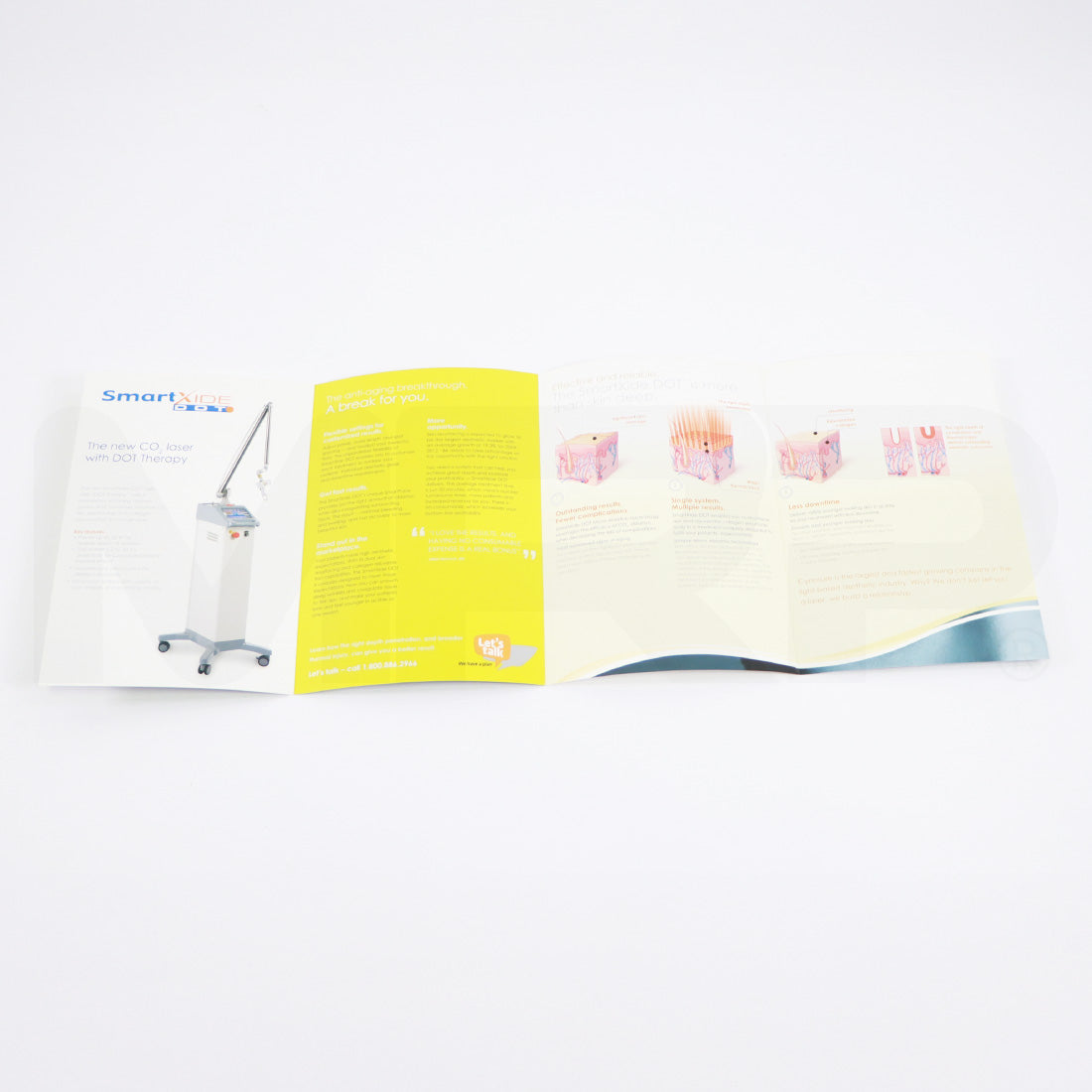 Cynosure SmartXide Dot Resurface Skin Pamphlet Brochure