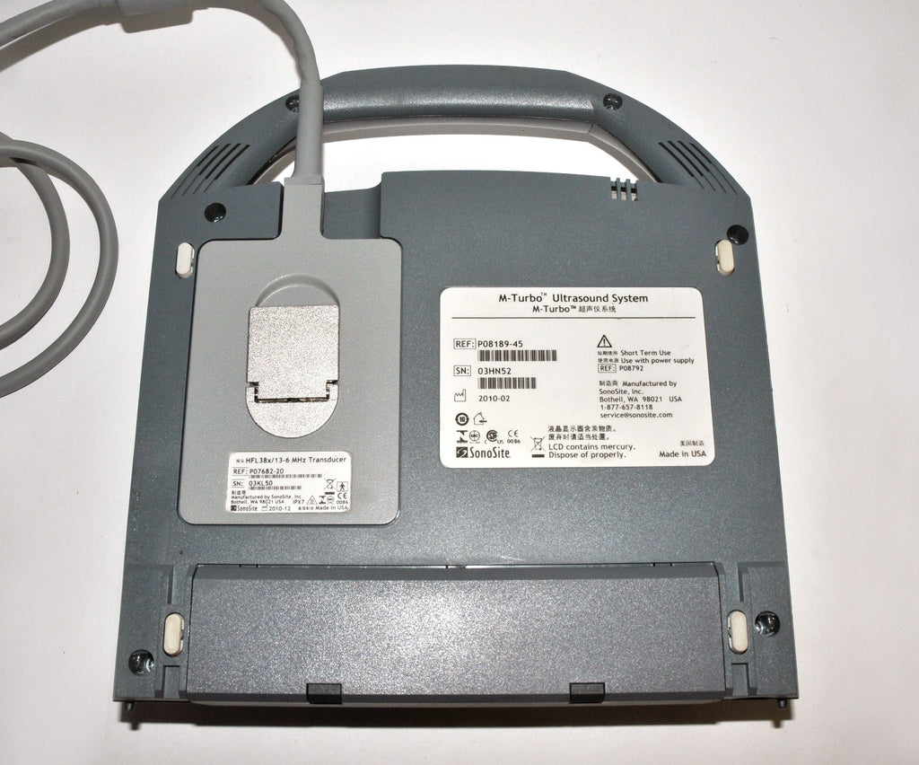 SonoSite M-Turbo Ultrasound System Leg Veins Portable MTurbo Sono Site 2010