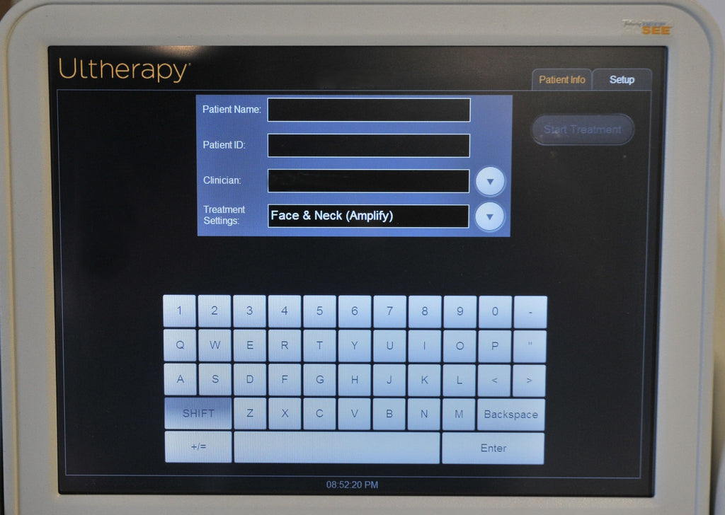 2010 Ulthera Ultherapy Non Invasive Ultrasound Therapy Neck Face Merz Aesthetics