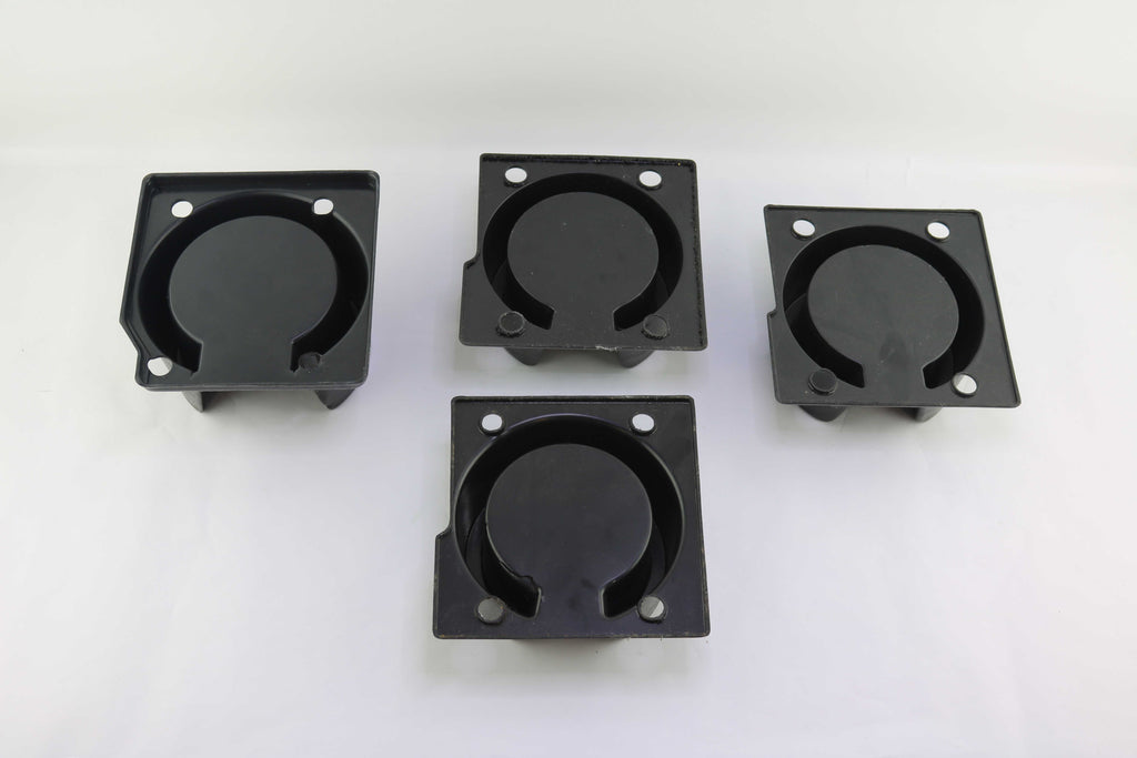 Lot of 4 Suction Canister Base Mount Holder for Wells Johnson Aspirator AS IS