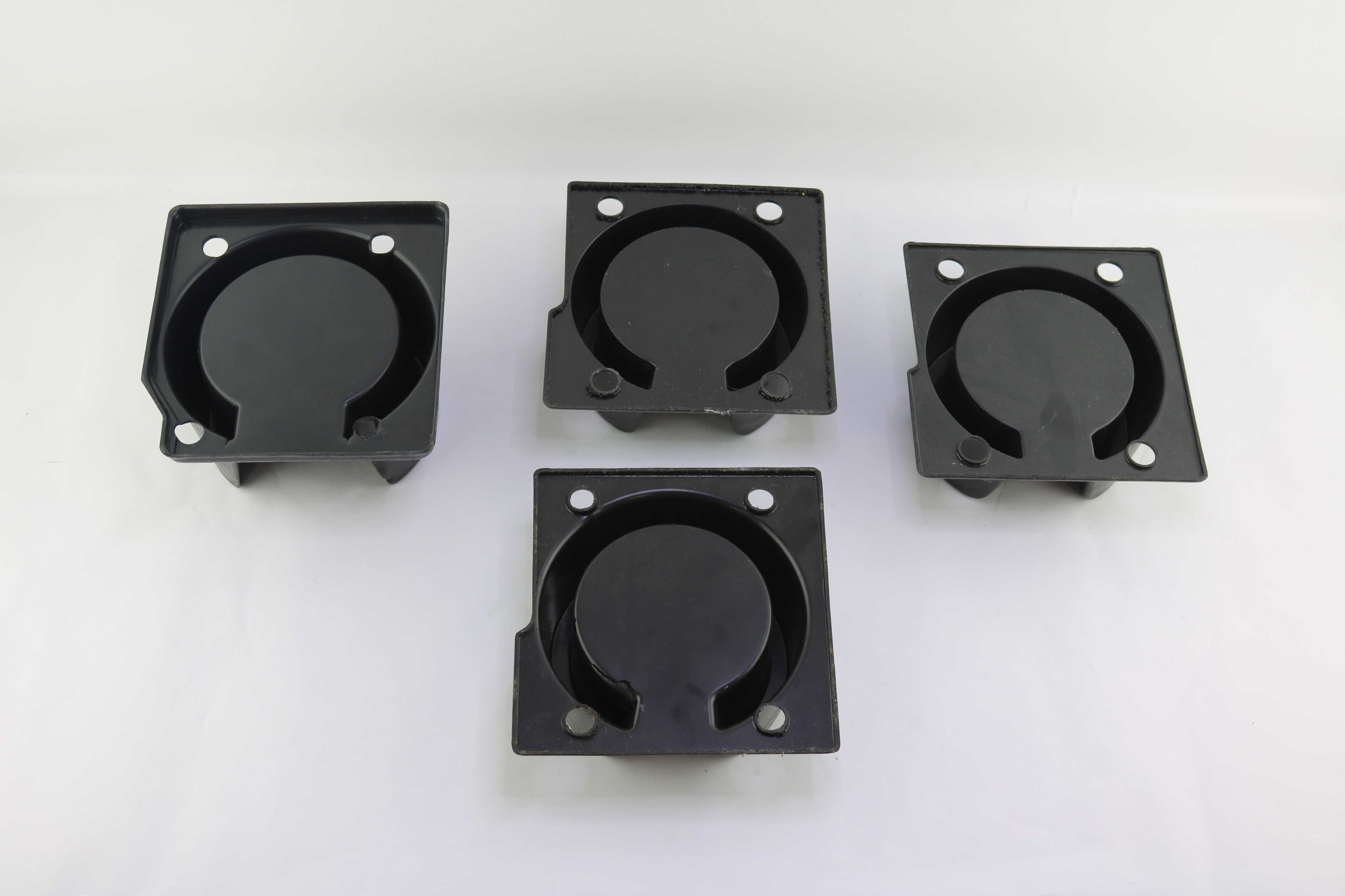 Lot of 4 Suction Canister Base Mount Holder for Wells Johnson Aspirator AS IS