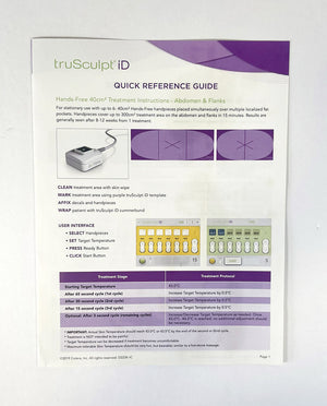 Cutera TruSculpt ID Quick Reference Guide 2019 D2236 rC -1
