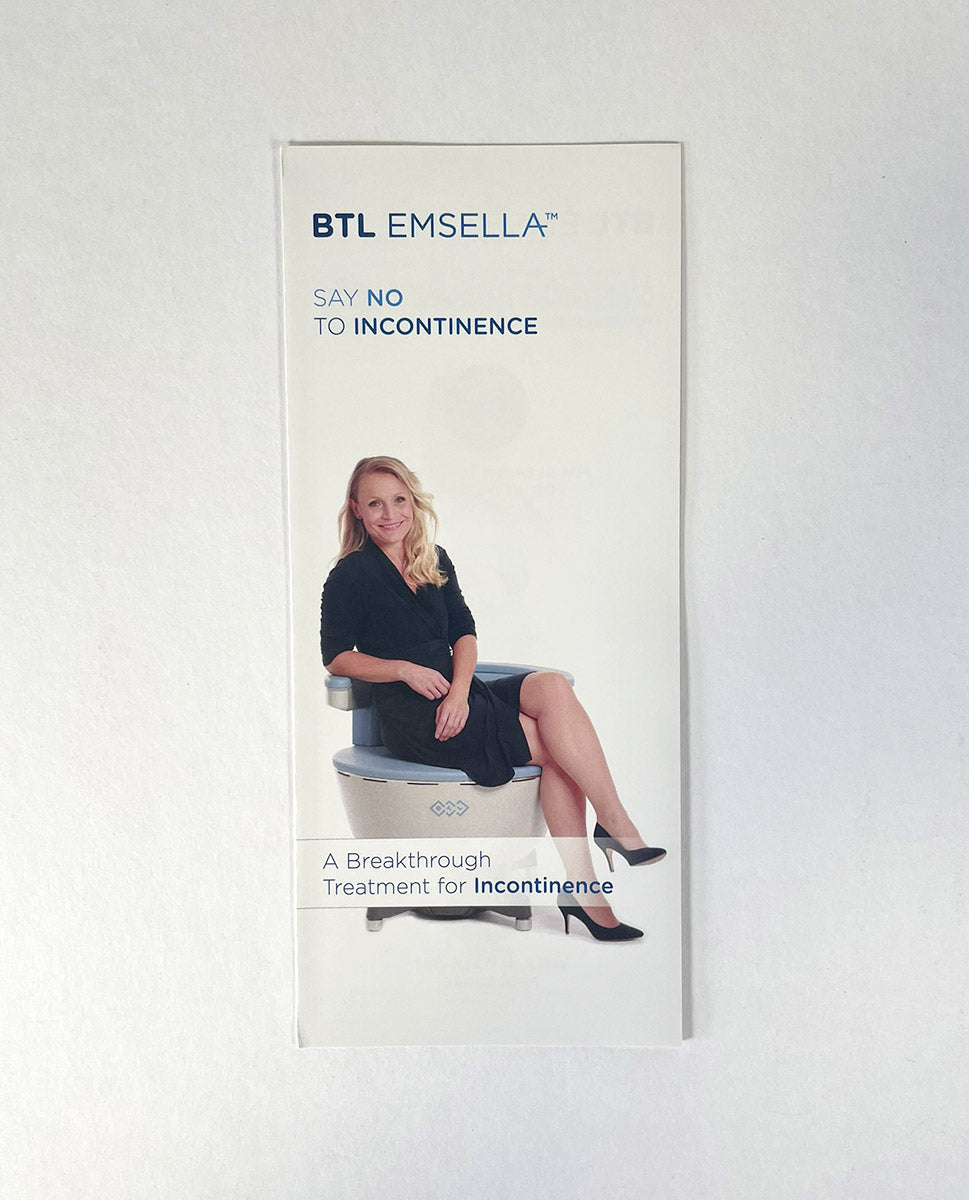 BTL Emsella Say No To Incontinence Brochures x31 Pack
