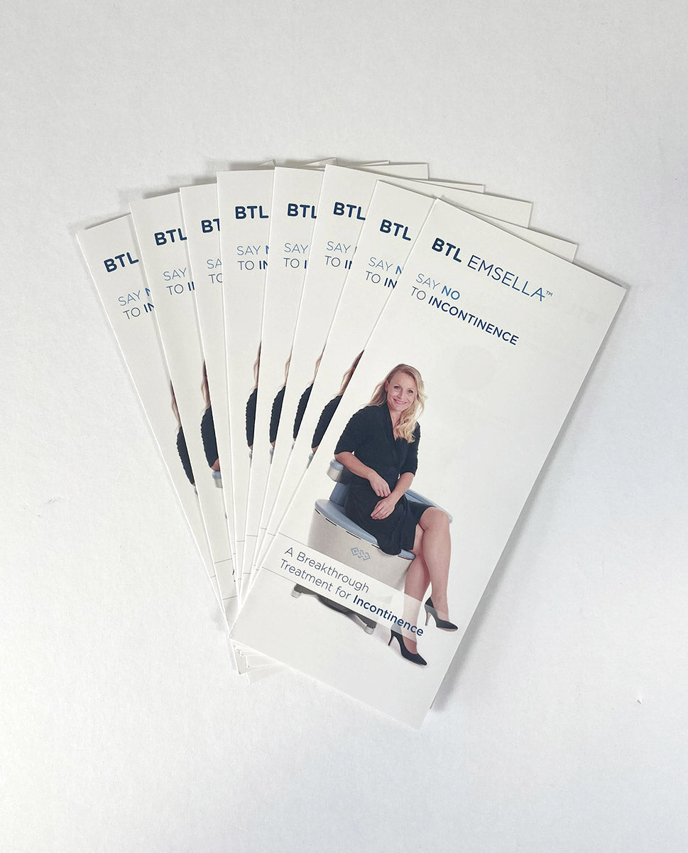 BTL Emsella Say No To Incontinence Brochures x31 Pack