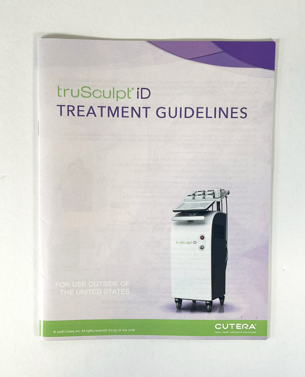 Cutera TruSculpt ID Treatment Guidelines July 2018 D2255rA U