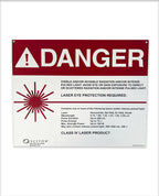 Sciton Sticker Danger Laser Eye protection Required 2500-034-00 Rev H