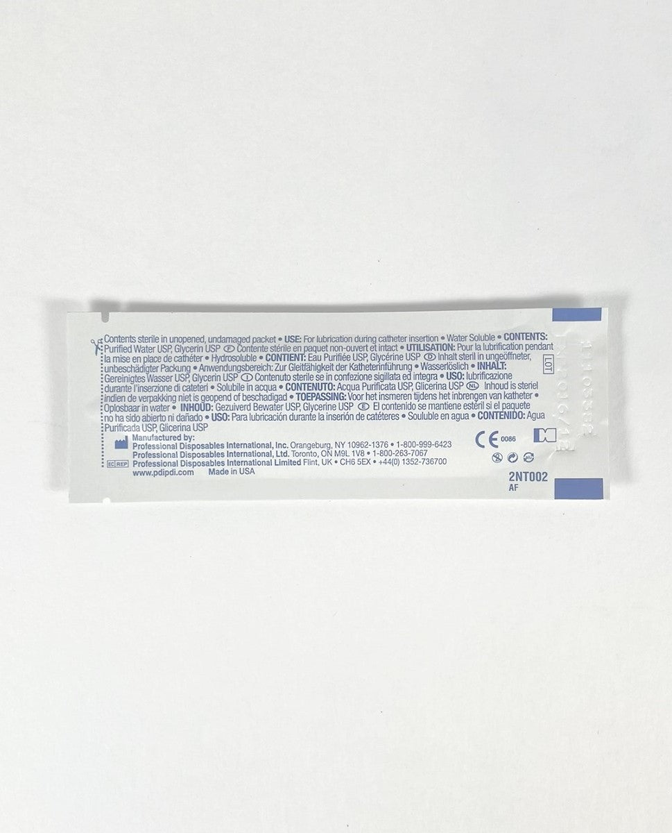 PDI, Lubricating Jelly (5.0 g), and 3 gray rubber bands. (KIT P/N 904-B8), EXP 2012