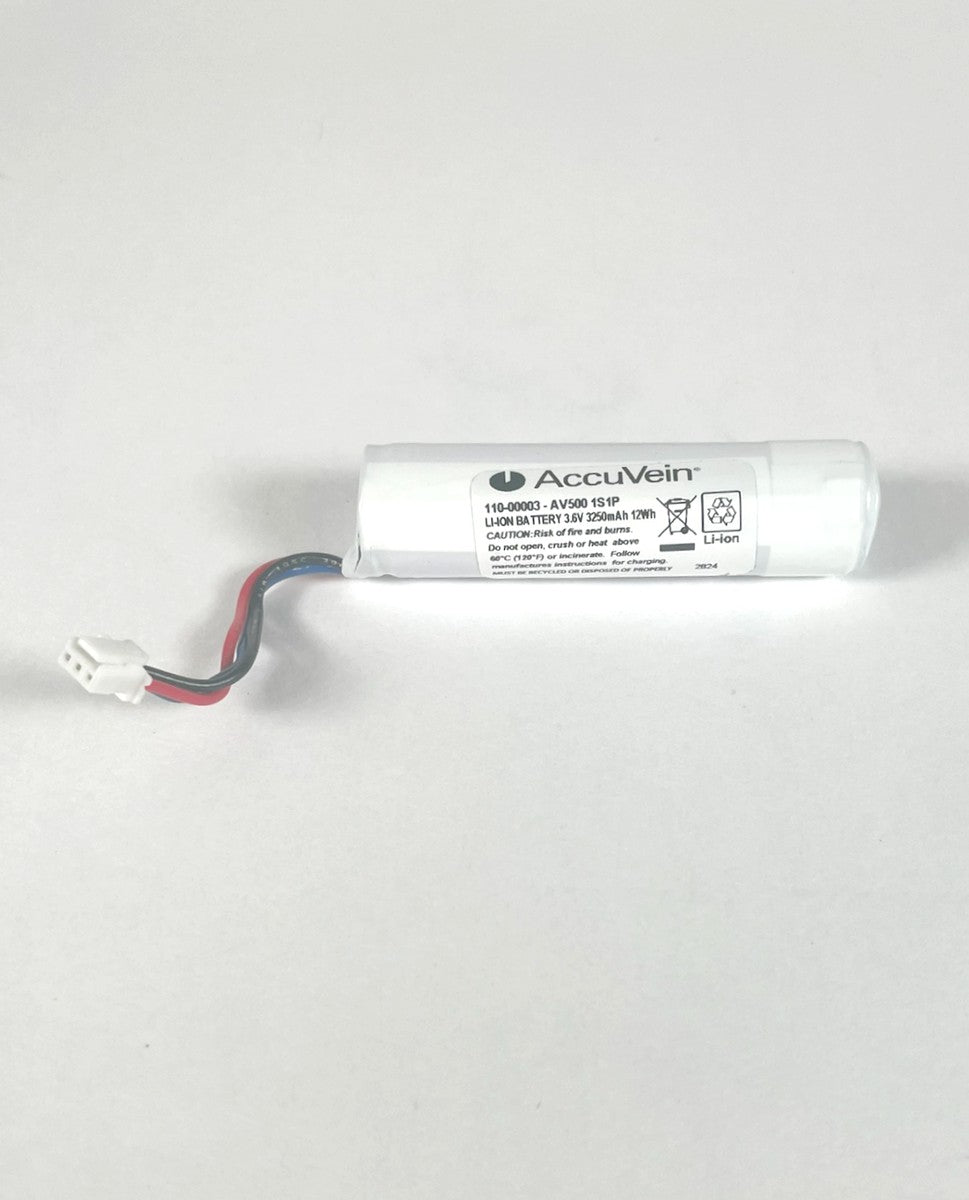 AccuVein, 110-00003 – AV500 1S1P, LI-ION BATTERY, 3.6 V, 320252Ma Ah. 12Wh