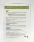 Fraxel DUAL 1550/1927 Laser Treatment Settings, 2011 (1 sheet)