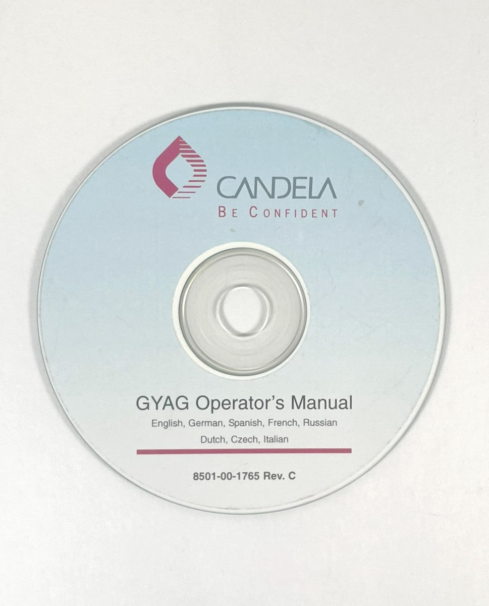 Candela Be Confident GYAG Operator Manual English, German, Spanish, French, Russian, Dutch, Czech, Italian CD 8501001765 Rev. C