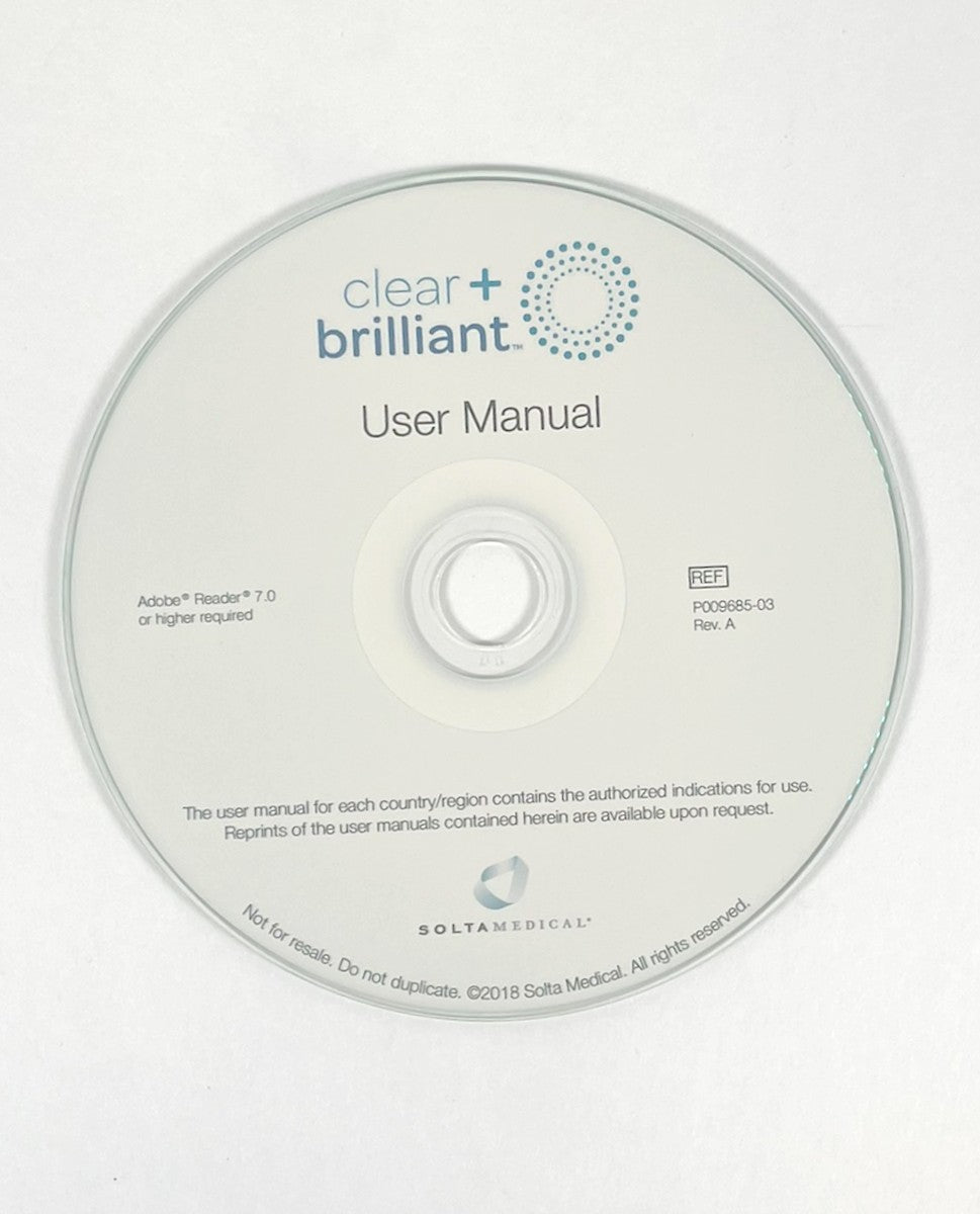 Solta Clear Brilliant User Manual P00968503 REV A