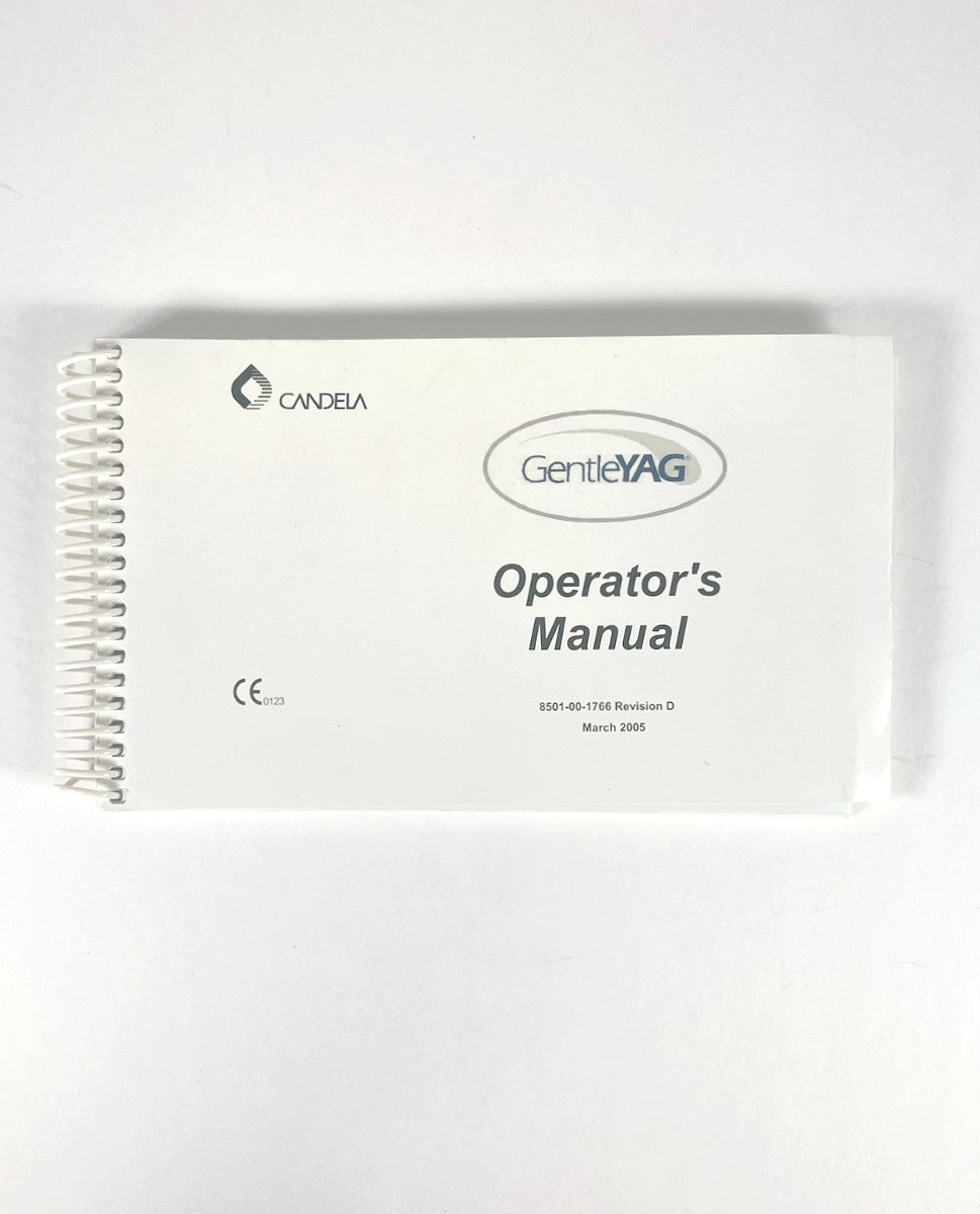 2005 Candela GentleYAG NdYAG 1064 Laser Operator Manual-1