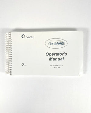 2005 Candela GentleYAG NdYAG 1064 Laser Operator Manual-1