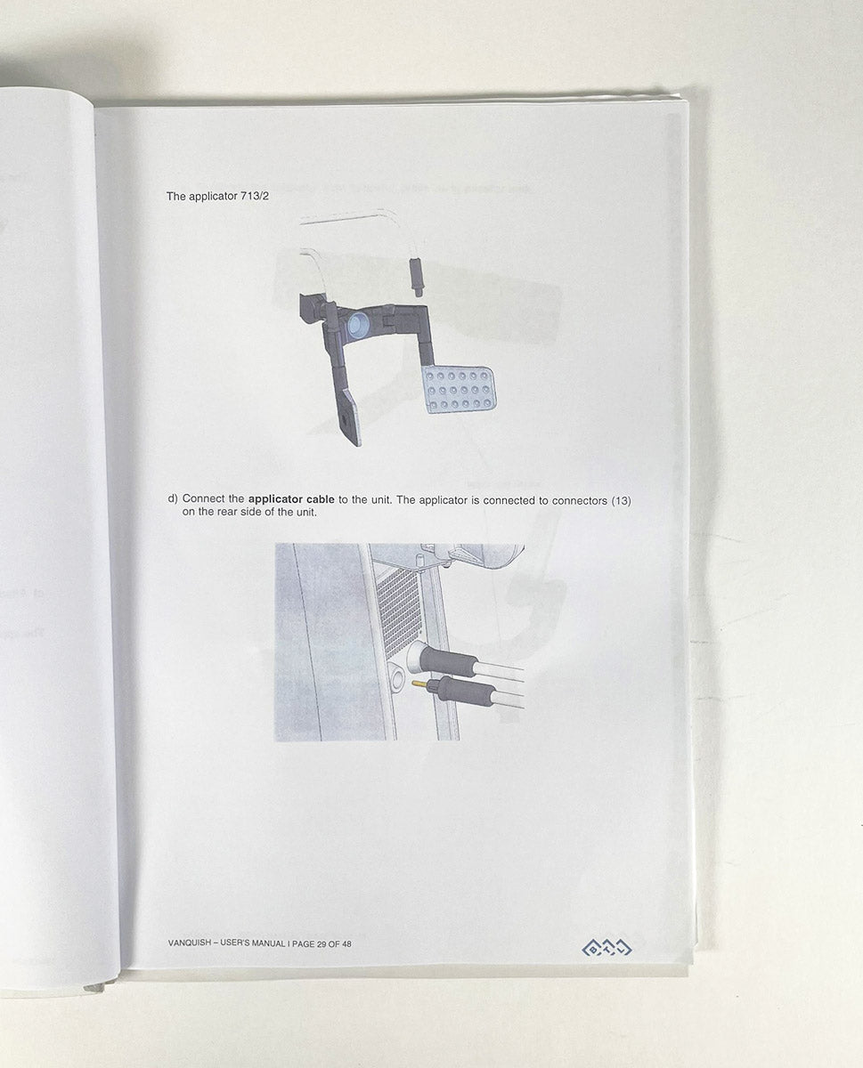 BTL Vanquish User Manual For Operation