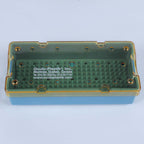 Oculo-Plastik Steam Sterilization Tray Case 7.3 x 15.7 cm w/ Silicone Finger Mat