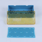 Oculo-Plastik Steam Sterilization Tray Case 7.3 x 15.7 cm w/ Silicone Finger Mat