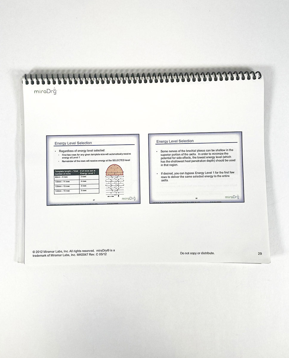 Miramar Labs MiraDry Procedure Training Program MK0047 Rev. C