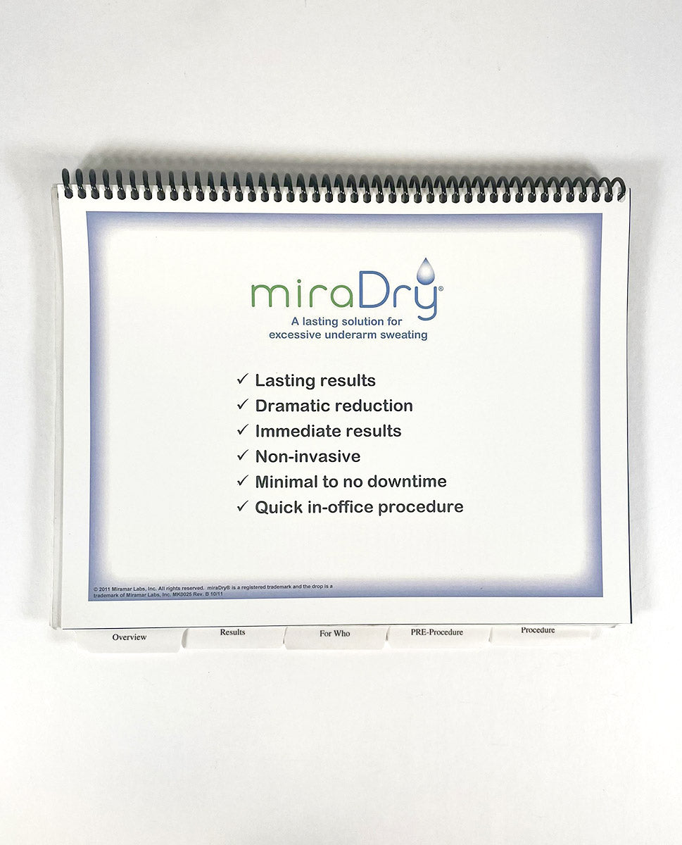 Miramar Labs MiraDry Procedure Overview A Lasting Solution For Excessive underarm sweat 2011 MK0025 Rev.B