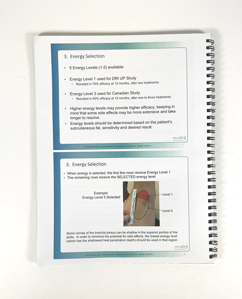 Miramar Labs MiraDry The sweat stops here Procedure Training 06/2015 MK0047.H