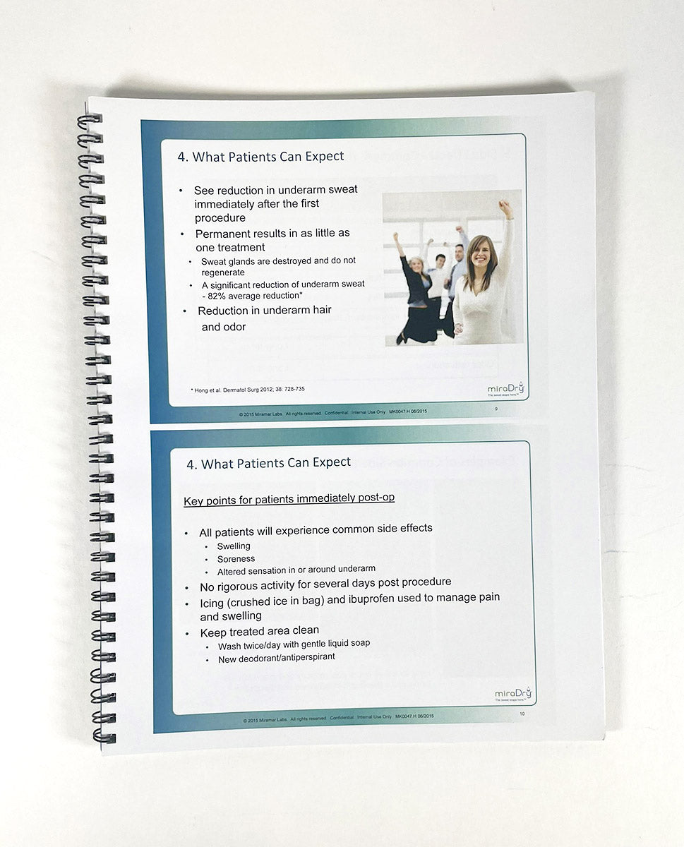 Miramar Labs MiraDry The sweat stops here Procedure Training 06/2015 MK0047.H