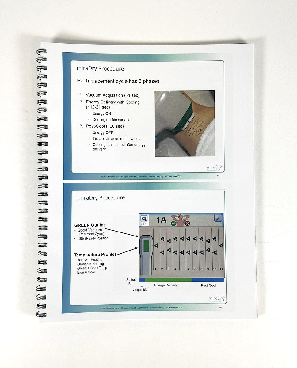 Miramar Labs MiraDry The sweat stops here Procedure Training 06/2015 MK0047.H