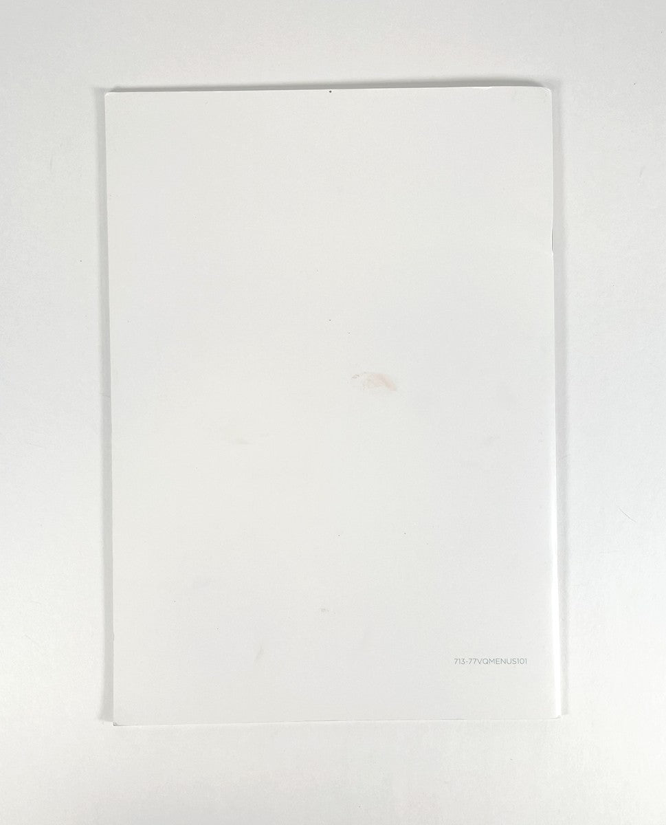 BTL Aesthetics Vanquish Me Introducing Booklet 713-77VQMENUS101