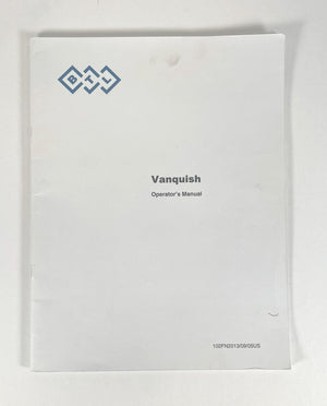 BTL Vanquish Operator's Manual 102FN2013/09/05US User Guide Instructions