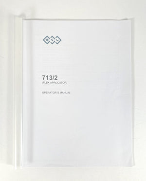 BTL 713/2 Flex Applicator Operator's manual